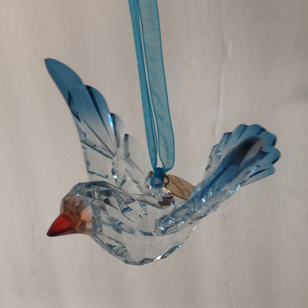 Department 56 Bluebird Happiness Lives Here Ornament